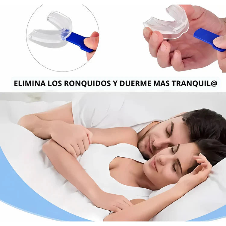 Protector Bucal AntiBruxismo AntiRonquidos Apnea del Sueño