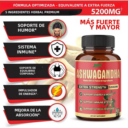Ashwagandha Natura OFERTA 50% 90 Capsulas