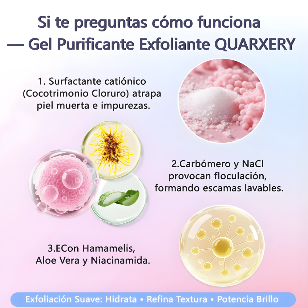 Gel Exfoliante QUARXERY Purificante 50gr