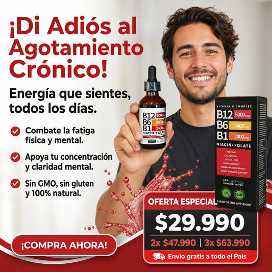 Vitamin B12 B6 B1 Triple Absorcion